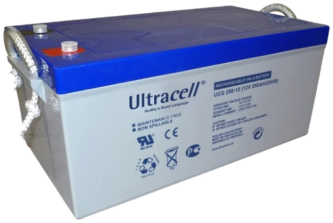 Batterie Solaire Gel Ultracell 250Ah 12V UCG250-12