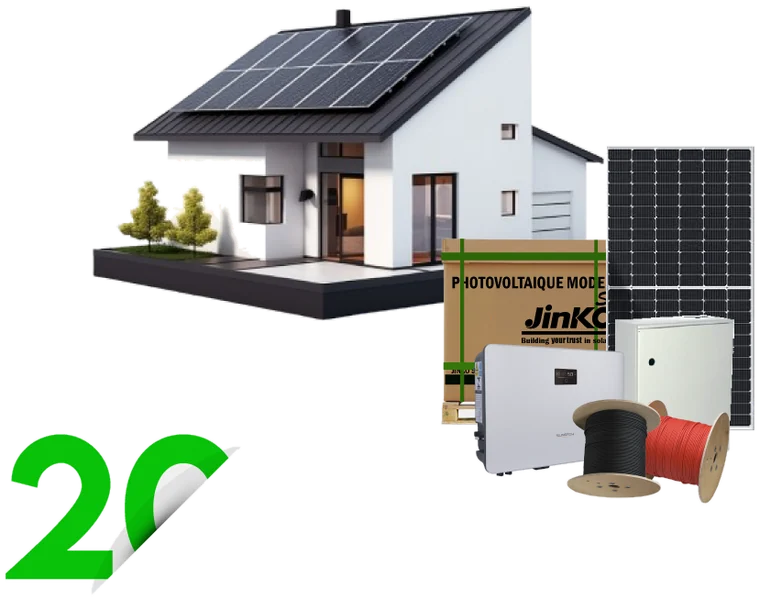 Installation solaire photovoltaïque 20 kw