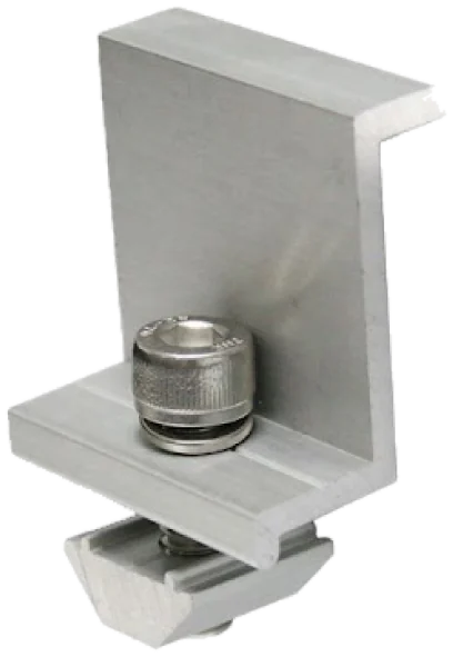 Clamp end pour fixation des panneaux solaire