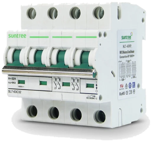 Disjoncteur DC SUNTREE 4Pole 50A 1000V